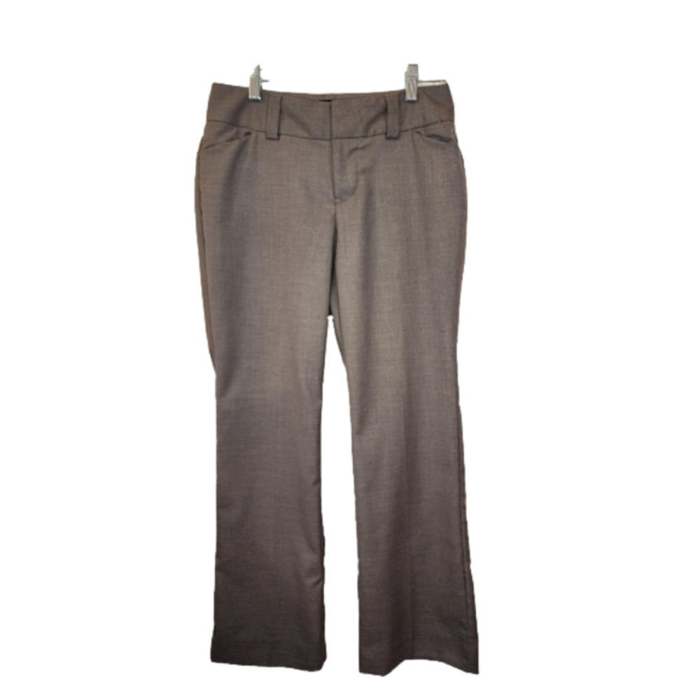 GAP Stretch Curvy Fit Flared Leg Brown Slacks Trousers Pants Size 4A